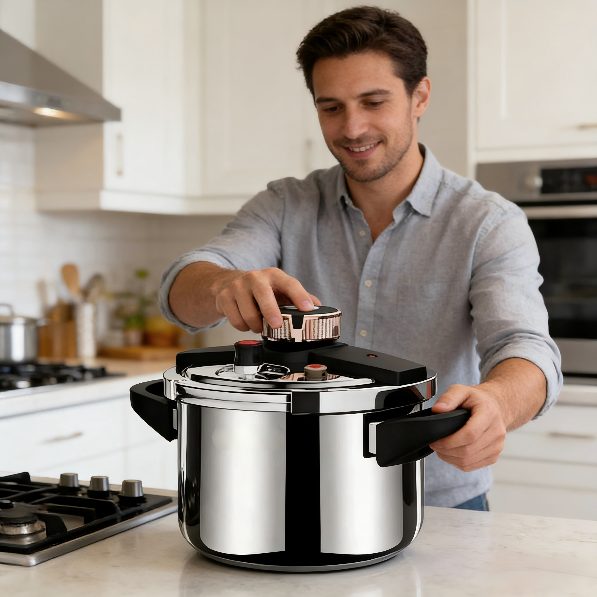 Induction Cooker Commercial - 80KPA Pressure Cooker 304 Stainless Steel,