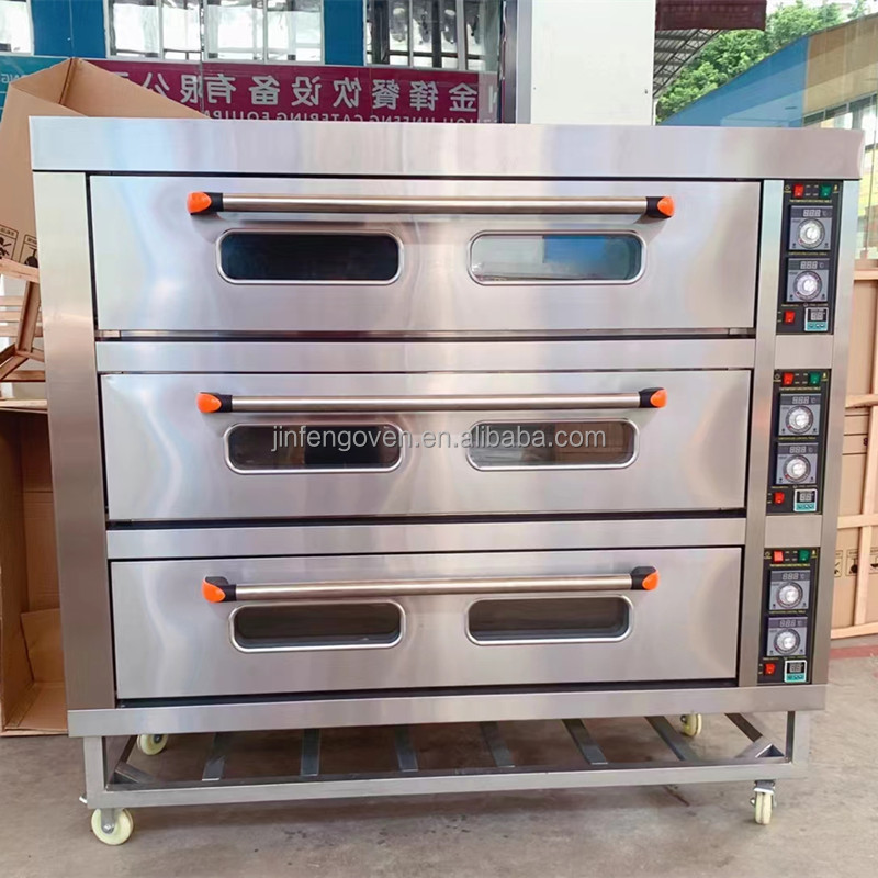 Industrial 3 Deck 9 Tray Comme - Commercial Kitchen Oven ulasan dan harga