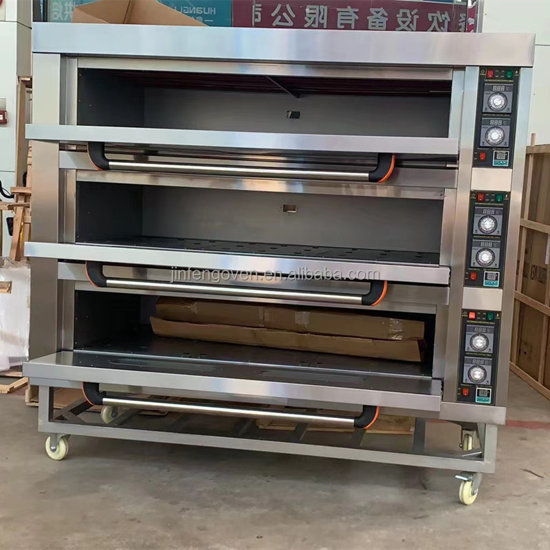 Industrial 3 Deck 9 Tray Comme - Commercial Kitchen Oven ulasan dan harga