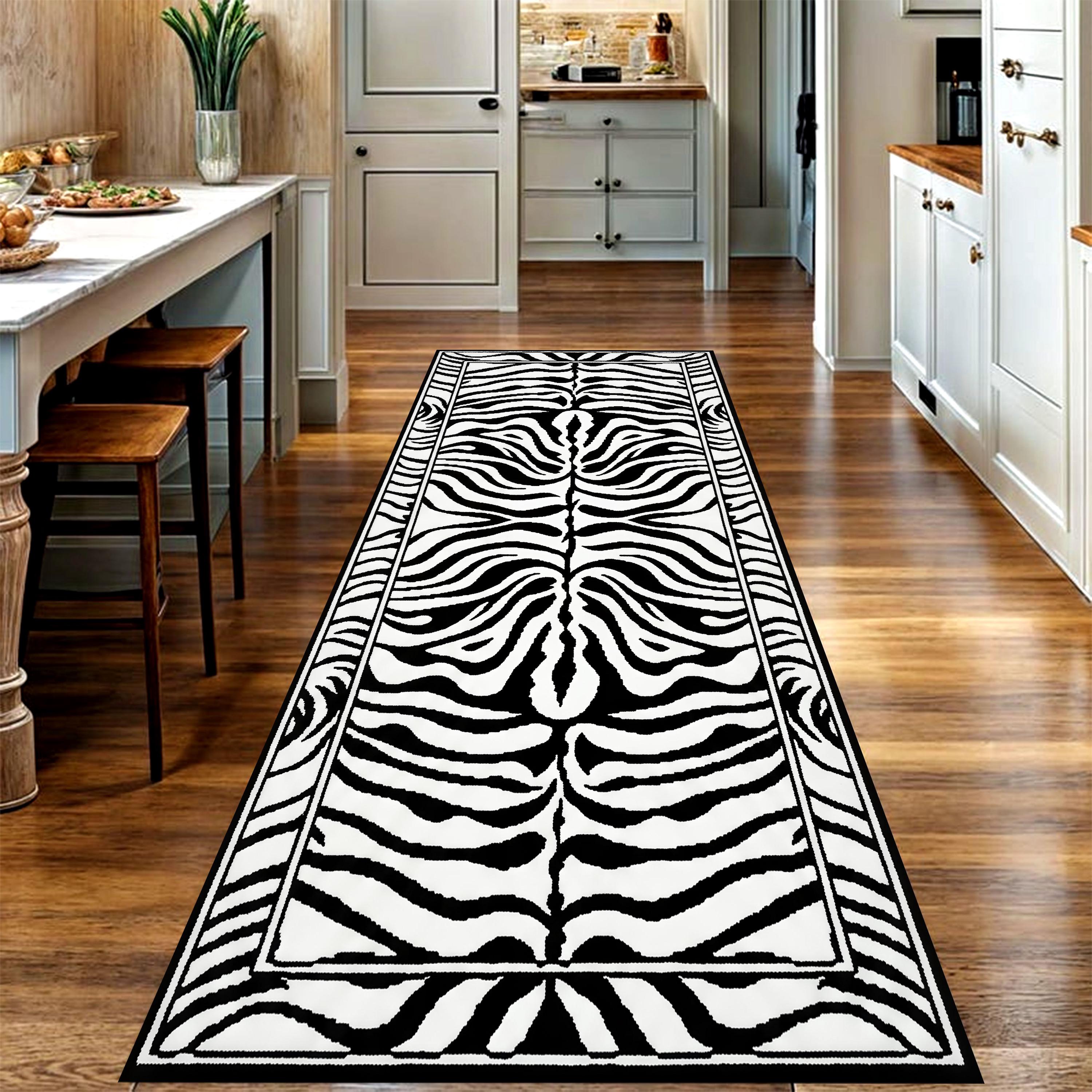 Black White Geometric Curve Lo - Commercial Kitchen Layout ulasan dan harga