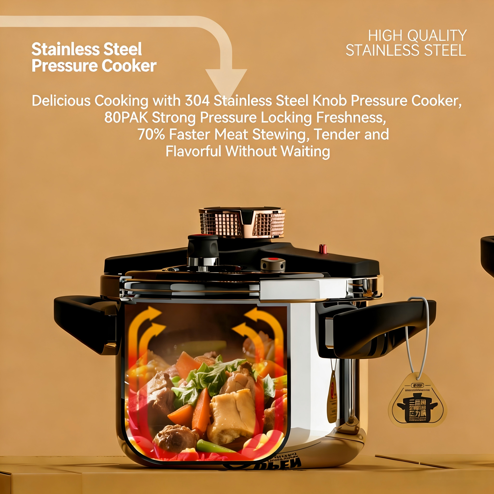 80KPA Pressure Cooker 304 Stai - Induction Cooker Commercial ulasan dan harga