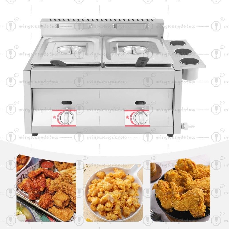 NEW Commercial Gas Deep Fryer  - Commercial Kitchen Machinery ulasan dan harga