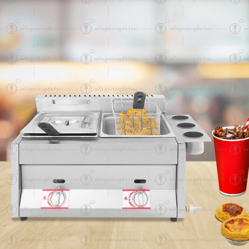 NEW Commercial Gas Deep Fryer  - Commercial Kitchen Machinery ulasan dan harga