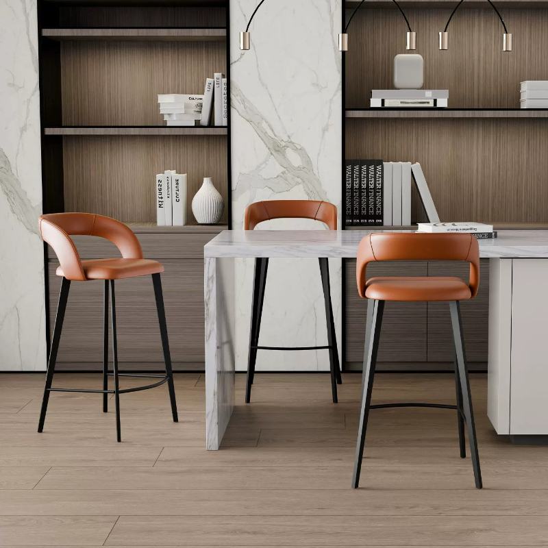 Light Luxury Nappa Leather Bar - Commercial Kitchen Lighting Design ulasan dan harga