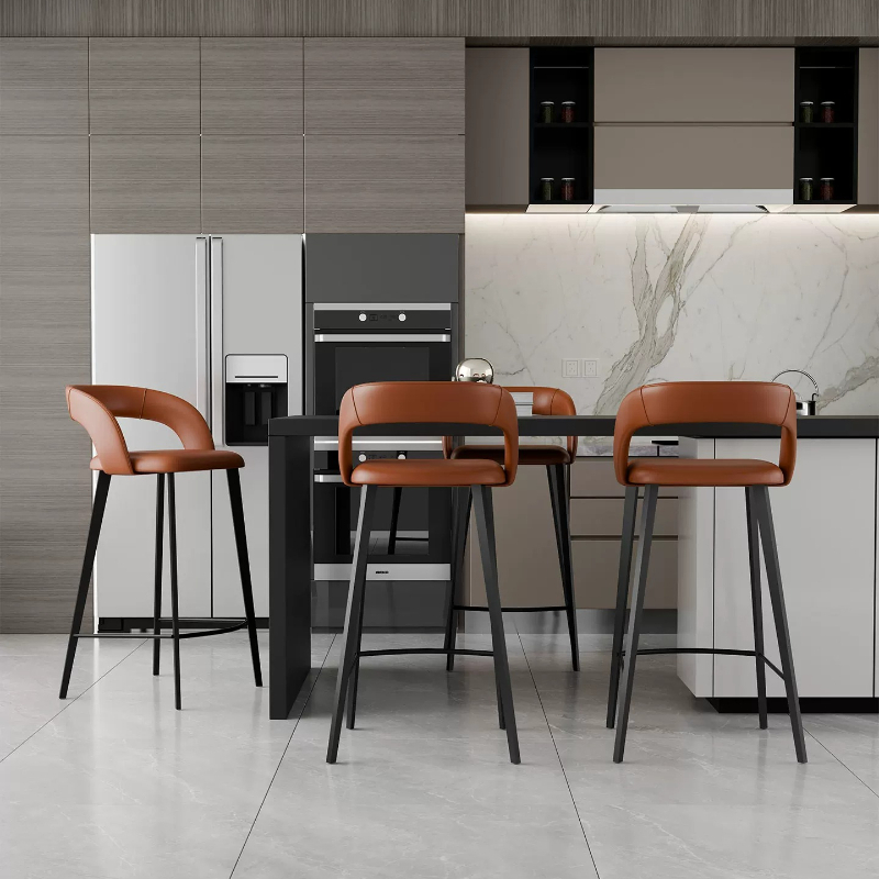 Light Luxury Nappa Leather Bar - Commercial Kitchen Lighting Design ulasan dan harga
