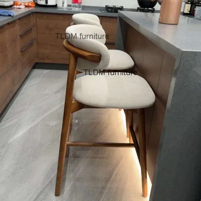 Nordic Light Luxury Solid Wood - Commercial Kitchen Lighting Design ulasan dan harga