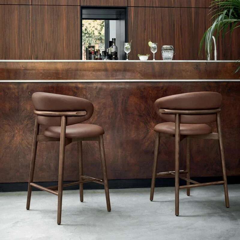 Nordic Light Luxury Solid Wood - Commercial Kitchen Lighting Design ulasan dan harga