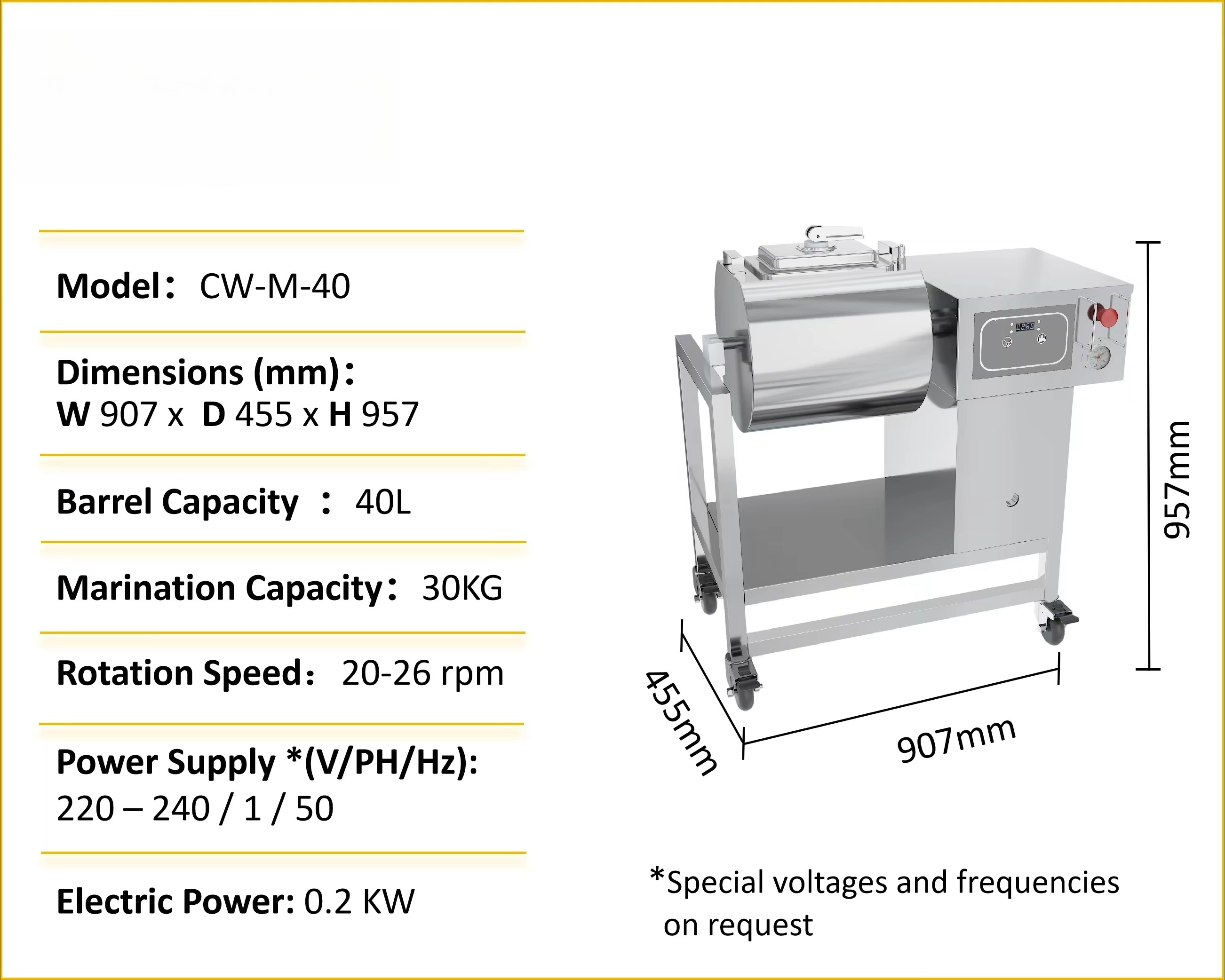 40L Commercial Kitchen Vacuum  - Commercial Kitchen Machinery ulasan dan harga