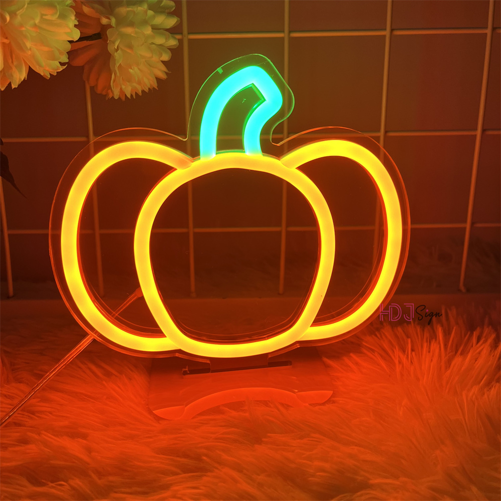 Pumpkin Design LED Neon Night  - Commercial Kitchen Lighting Design ulasan dan harga