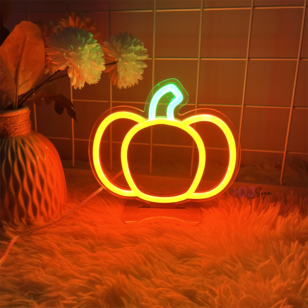 Pumpkin Design LED Neon Night  - Commercial Kitchen Lighting Design ulasan dan harga