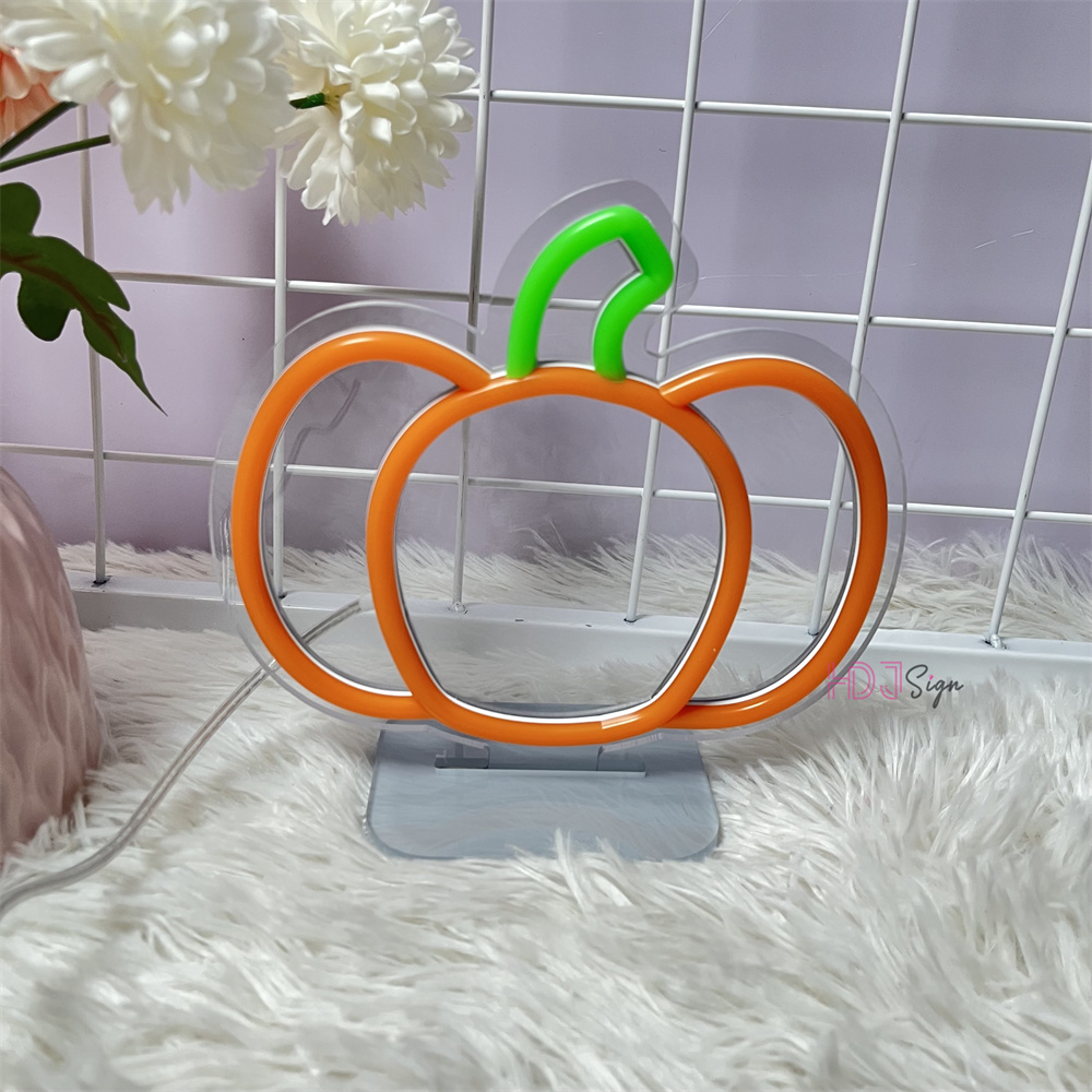 Pumpkin Design LED Neon Night  - Commercial Kitchen Lighting Design ulasan dan harga