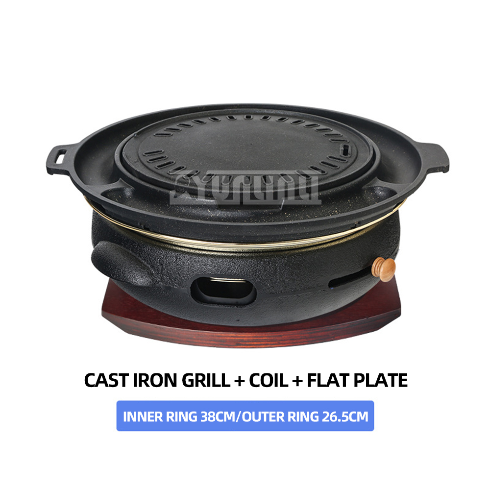 Household Grill Churrasco Char - Commercial Kitchen Griddle ulasan dan harga