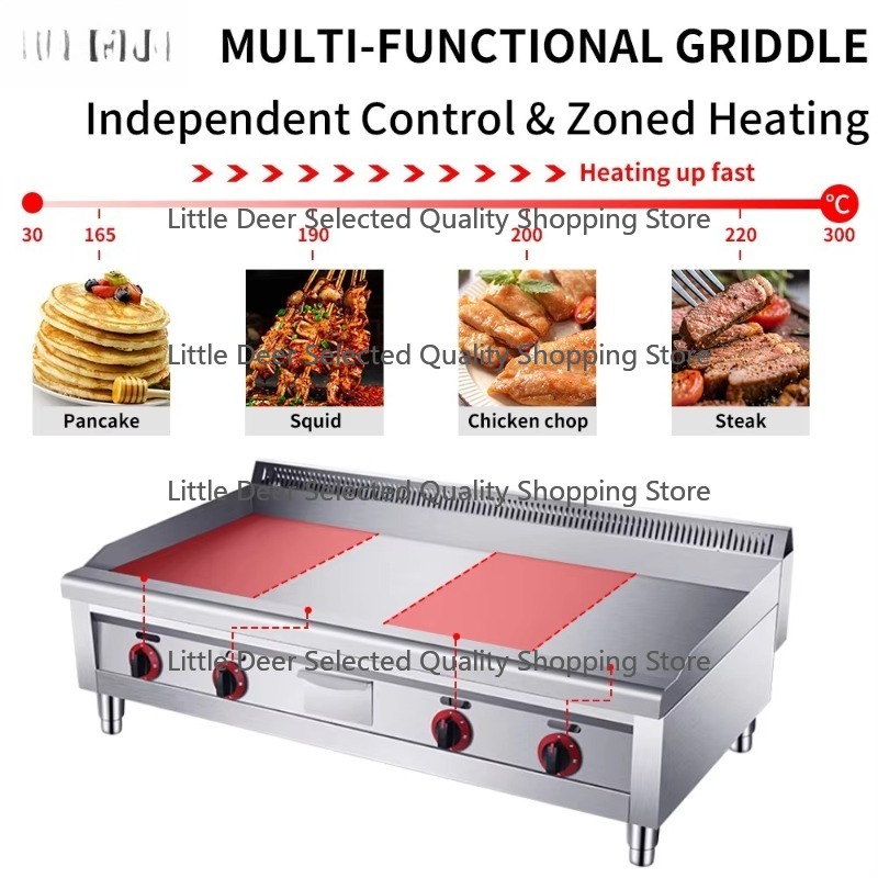 16mm Commercial Restaurant Kit - Commercial Kitchen Griddle ulasan dan harga