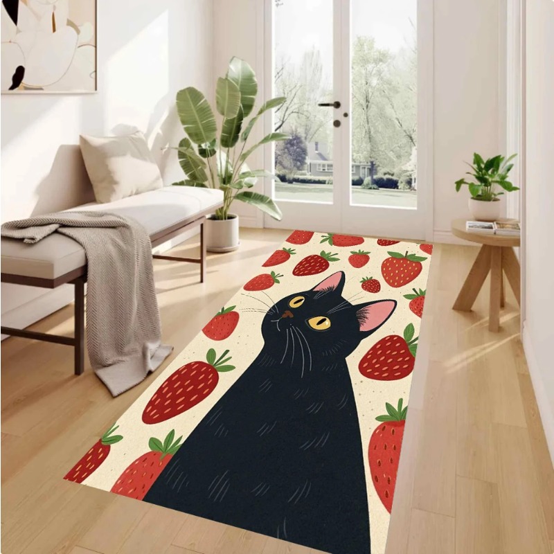 Retro Color Block Red Cat Flor - Commercial Kitchen Machinery ulasan dan harga
