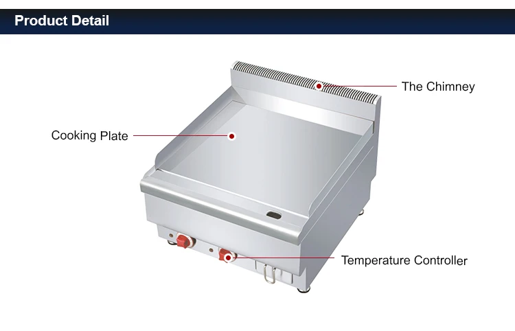 Commercial 220V Countertop Fla - Commercial Kitchen Griddle ulasan dan harga