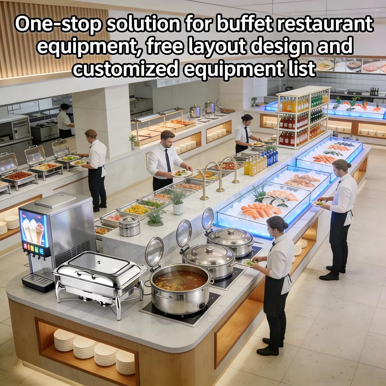 KFC Commercial Fast Food Equip - Commercial Kitchen Layout ulasan dan harga