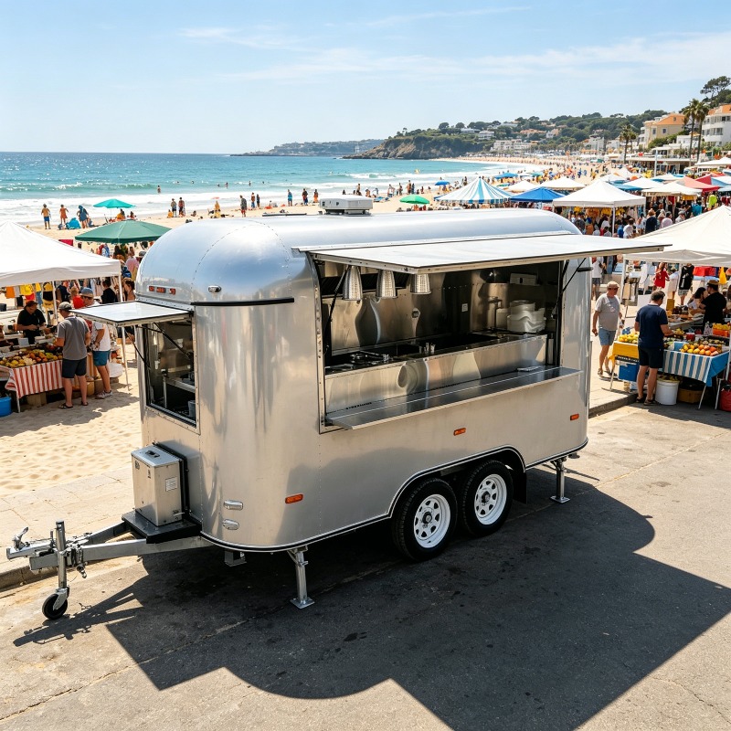 Stainless Steel Food Trailer M - Commercial Kitchen Layout ulasan dan harga