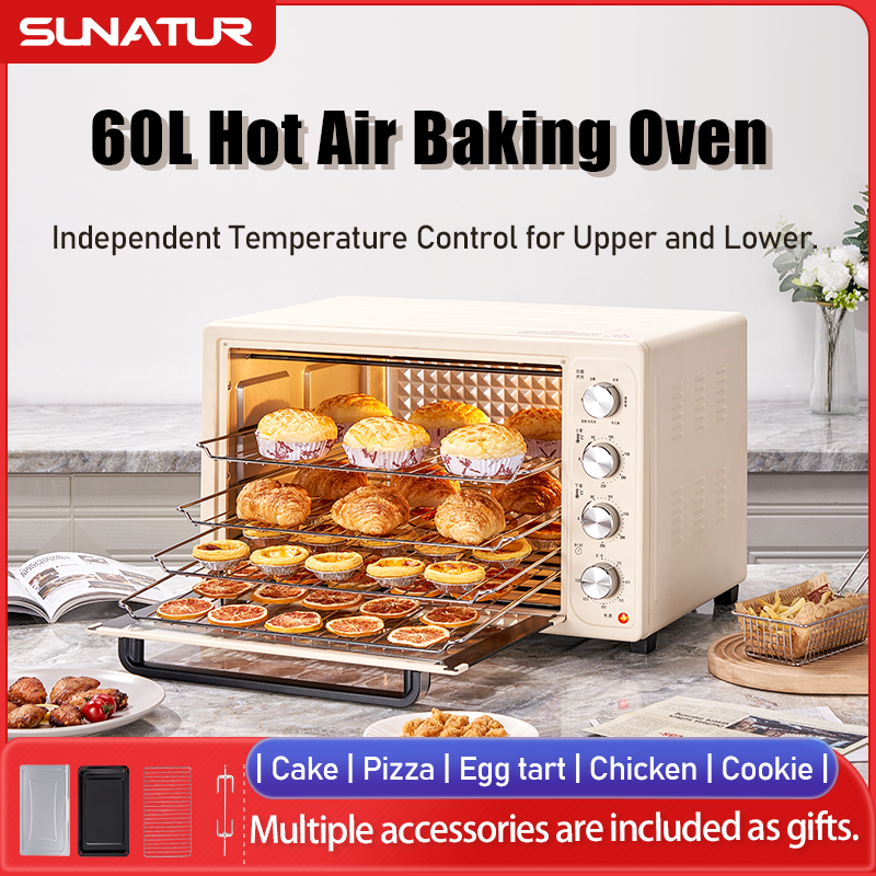 SUNATUR 2200w hot air circulat - Commercial Kitchen Oven ulasan dan harga