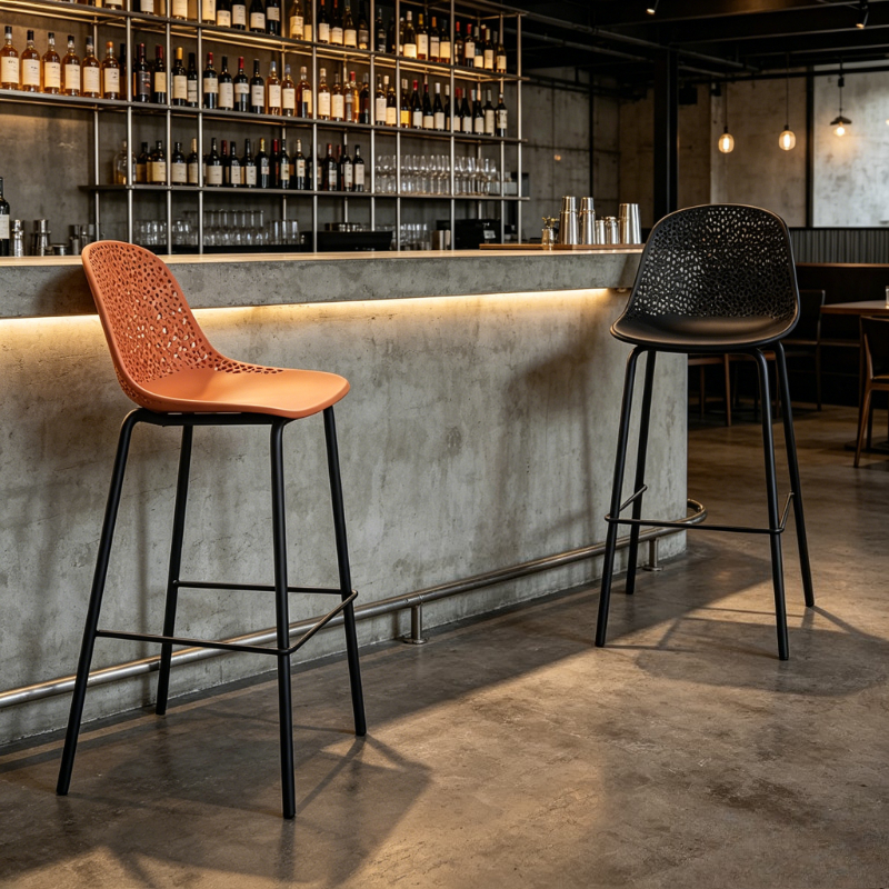 Light Luxury Bar Chair Designe - Commercial Kitchen Lighting Design ulasan dan harga